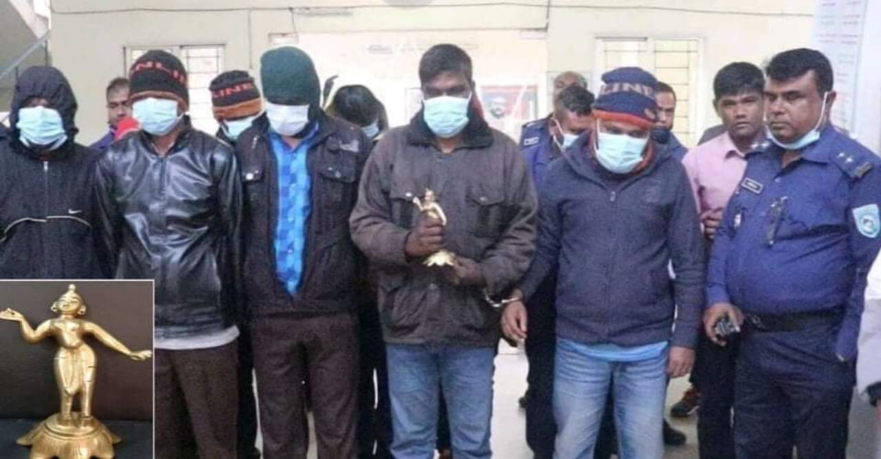প্রাচীন আমলের দুর্লভ মূর্তি সহ সংঘবদ্ধ চক্রের ১০ সদস্য আটক