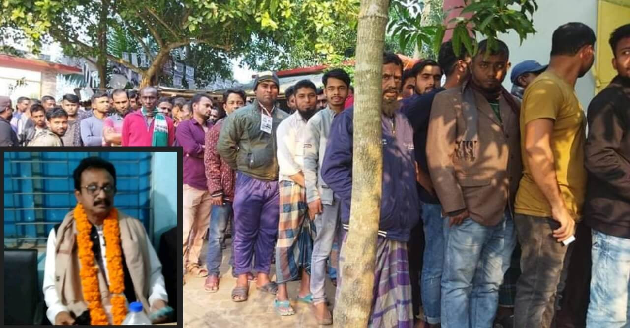 জলমা ইউপি নির্বাচনে নৌকার প্রার্থী বে-সরকারি ভাবে নির্বাচিত