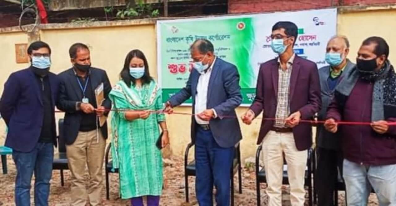 পলাশে কৃষি মন্রণালয় অফিস ভবন নির্মান প্রকল্প শুভ উদ্বোধন 