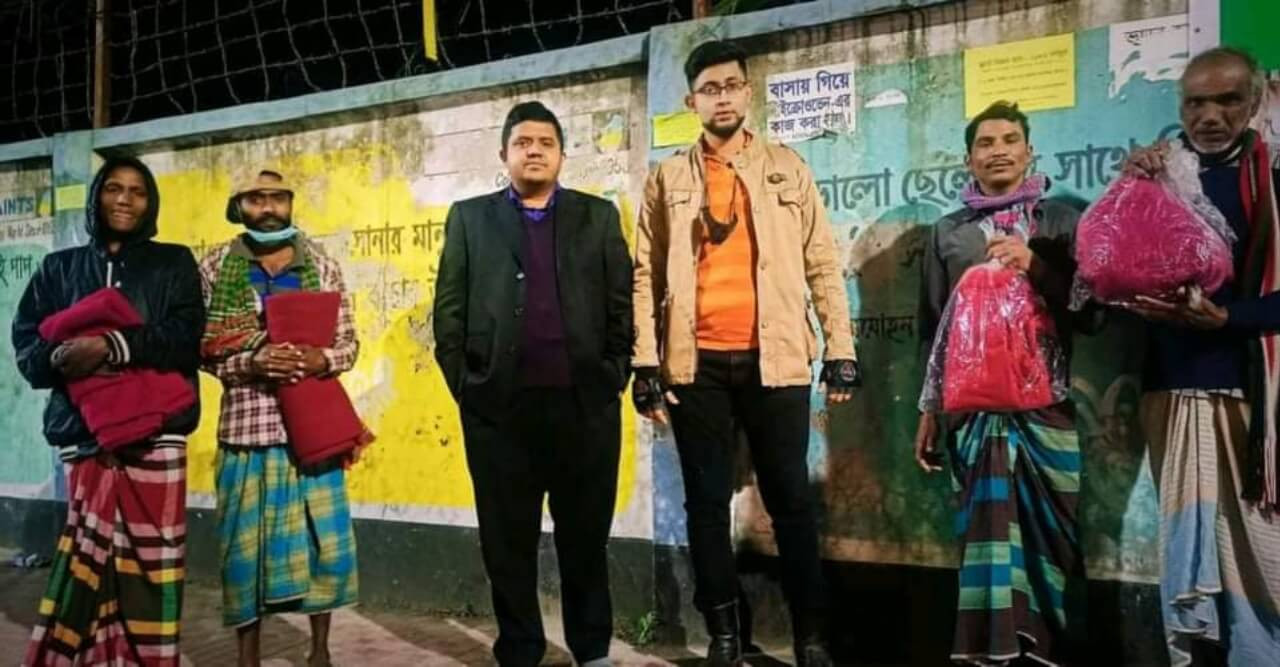 বীর মুক্তিযোদ্ধা প্রজন্ম পরিষদ এর মাঝে শীতবস্ত্র বিতরণ