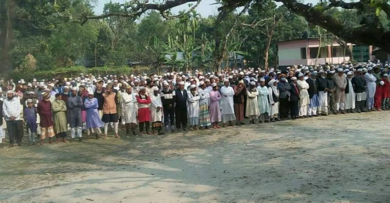 শিক্ষক আব্দুল কাদেরের জানাজা সম্পন্ন