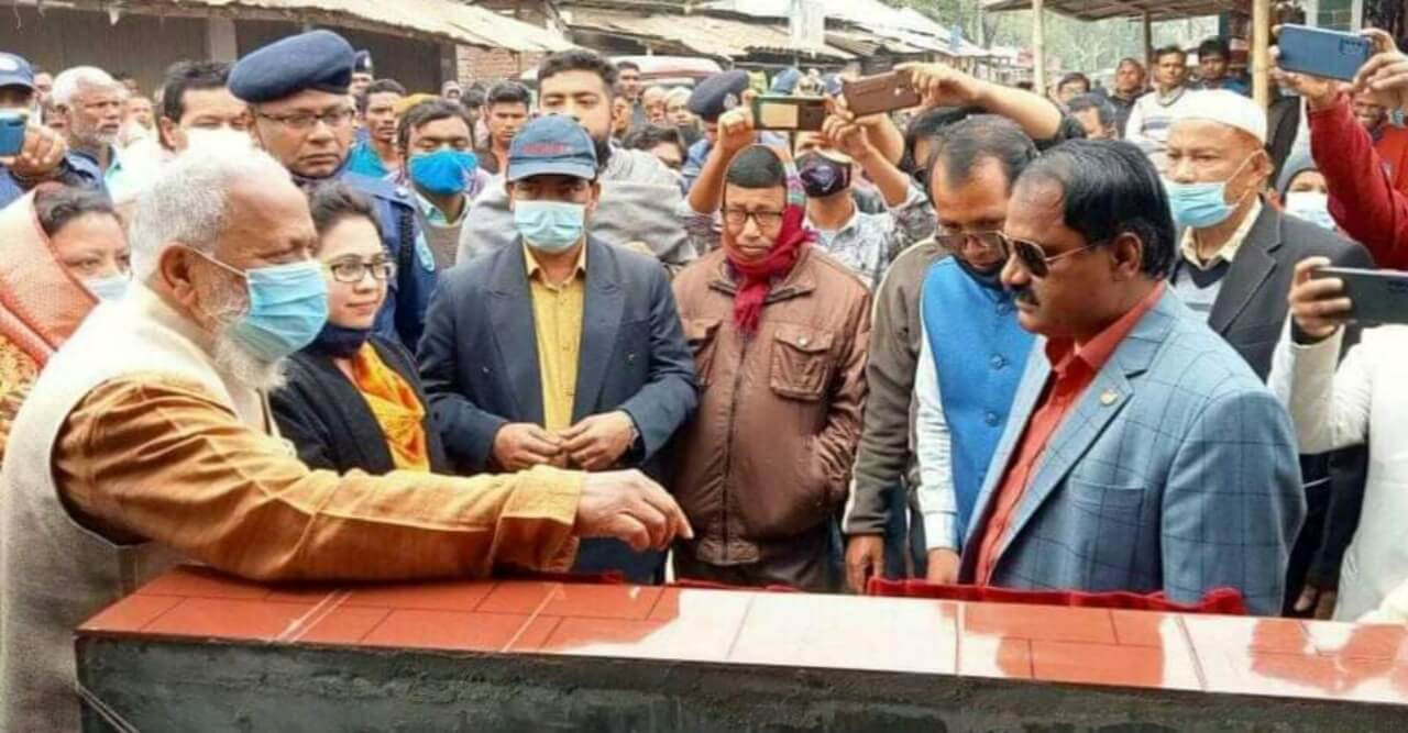 পাঙ্গা বাজার–শুকুমারের মোটর সড়কের এইচবিবি করণ প্রকল্পের উদ্বোধন অনুষ্ঠিত