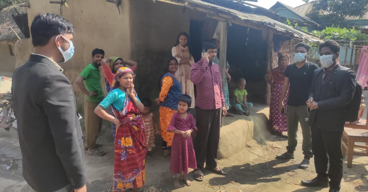 দৃষ্টি প্রতিবন্ধী ফরিদকে ঘর দিচ্ছে সেভ হিউম্যান লাইফ