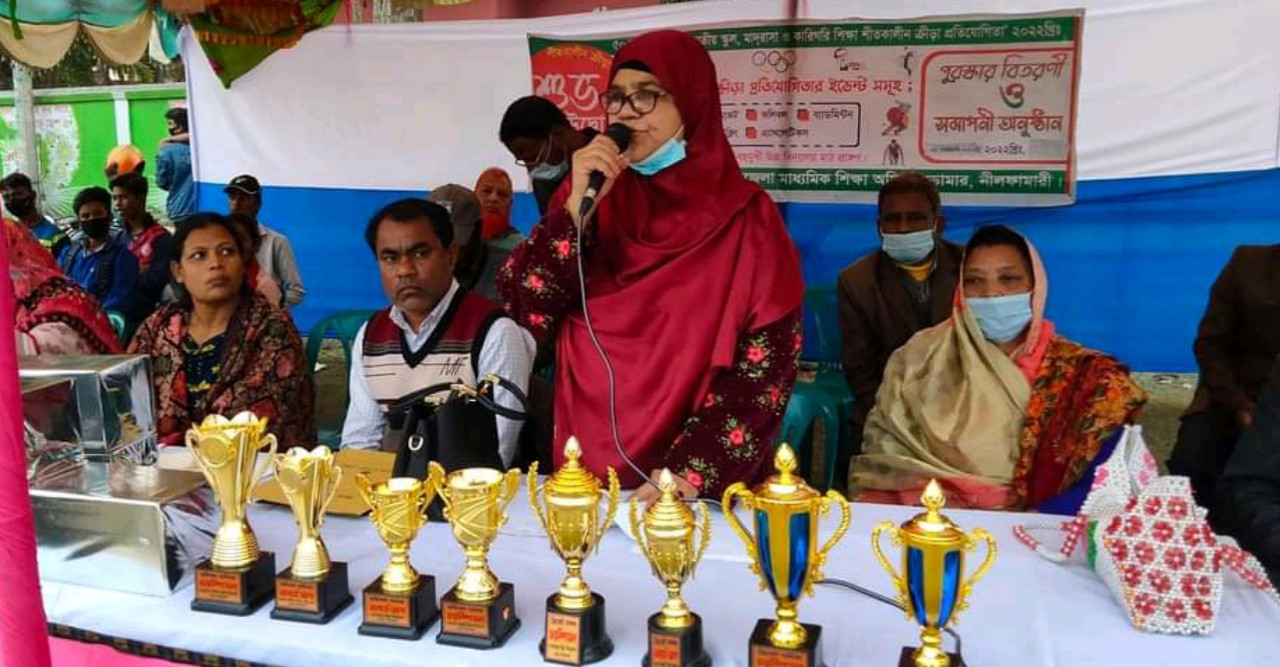 ডোমারে ৫০তম শীতকালীন ক্রীড়া প্রতিযোগিতার সমাপনী ও পুরষ্কার বিতরণী অনুষ্ঠিত