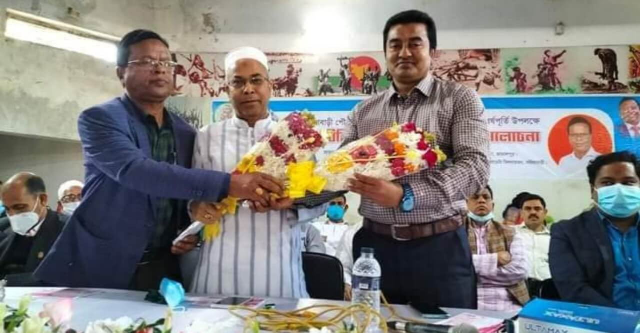 সরিষাবাড়ি পৌরসভার সাফল্যের ১ম বর্ষপূর্তি উপলক্ষে মতবিনিময় ও আলোচনা সভা