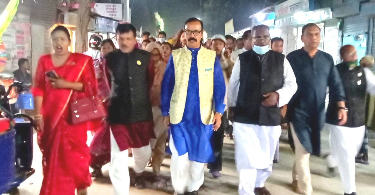 বঙ্গবন্ধুর জন্মবার্ষিকীতে ডোমার উপজেলা আ’লীগের বর্ণিল আয়োজন