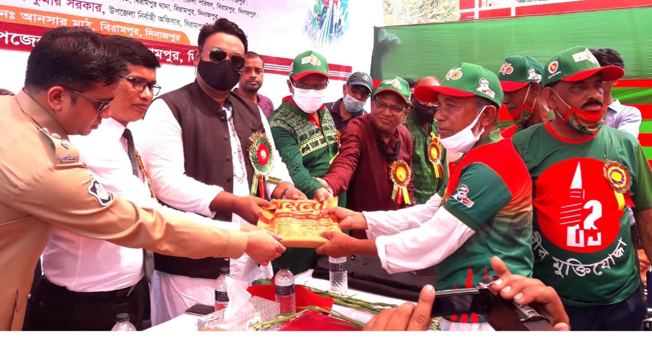 বিরামপুরে যথাযোগ্য মর্যাদায় মহান স্বাধীনতা দিবস পালিত