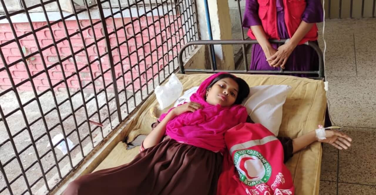 ডিউটিরত অবস্থায় স্বেচ্ছাসেবী অসুস্থ