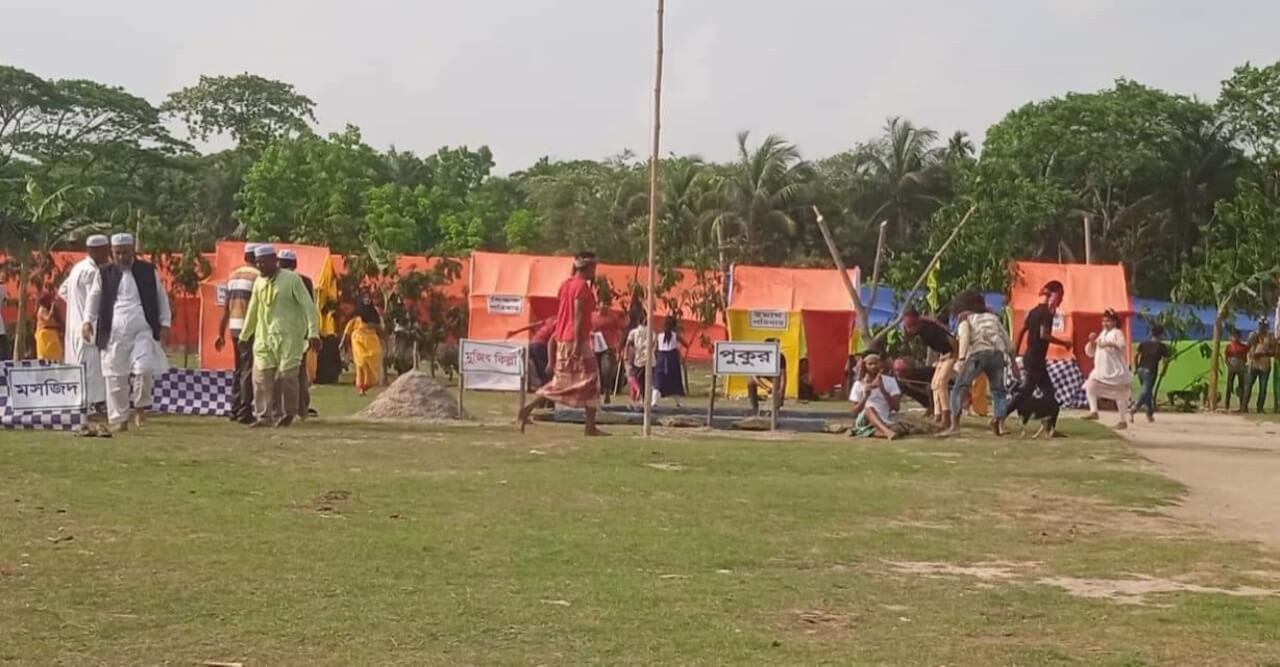 চরমানিকা ইউনিয়ন  সিপিপি’র ঘূর্ণিঝড় প্রস্তুতি বিষয়ে সচেতনতামূলক মহড়া