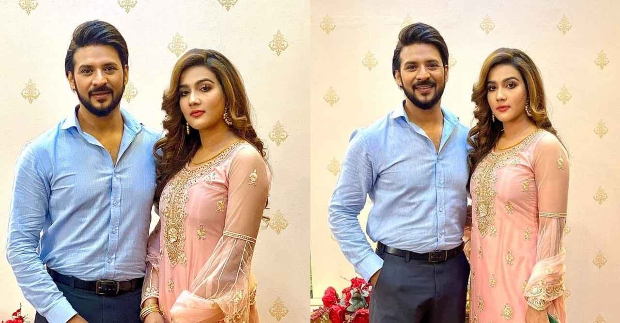 প্রথমবার বিজ্ঞাপনে জুটি বাঁধলেন নিরব-মাহিয়া মাহি
