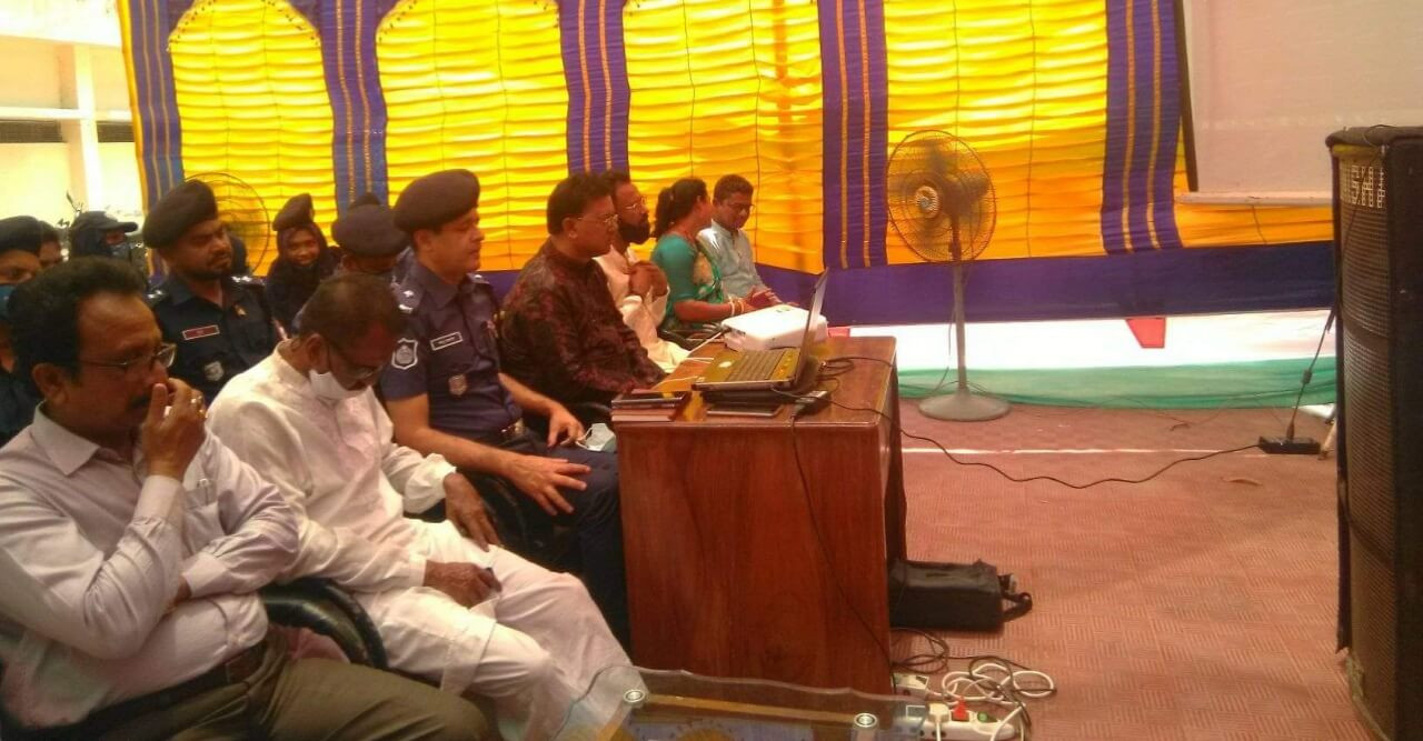 নারী, শিশু,বয়স্ক, প্রতিবন্ধী ও গৃহহীনদের মাঝে গৃহ হস্তান্তরের মানবিক  সহায়তার উদ্ধোধন