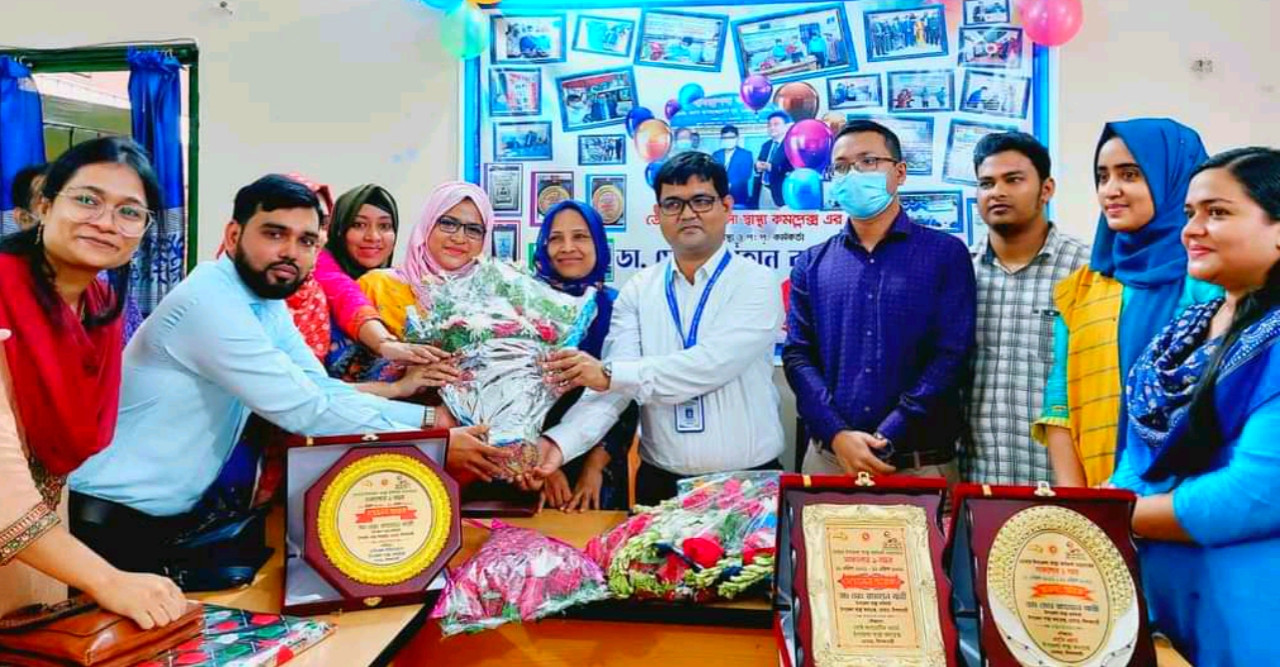 ডোমারে স্বাস্থ্য কর্মকর্তা রায়হান বারী’র যোগদানের ১ বছর পূর্তি উপলক্ষ্যে সংবর্ধনা অনুষ্ঠান