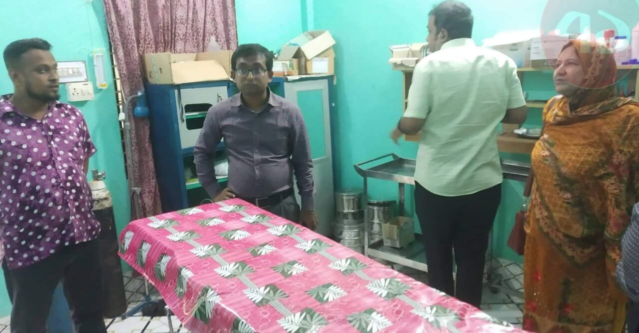 মোবাইল কোর্টে ২টি ক্লিনিক ও ১টি ট্রলির জরিমানা