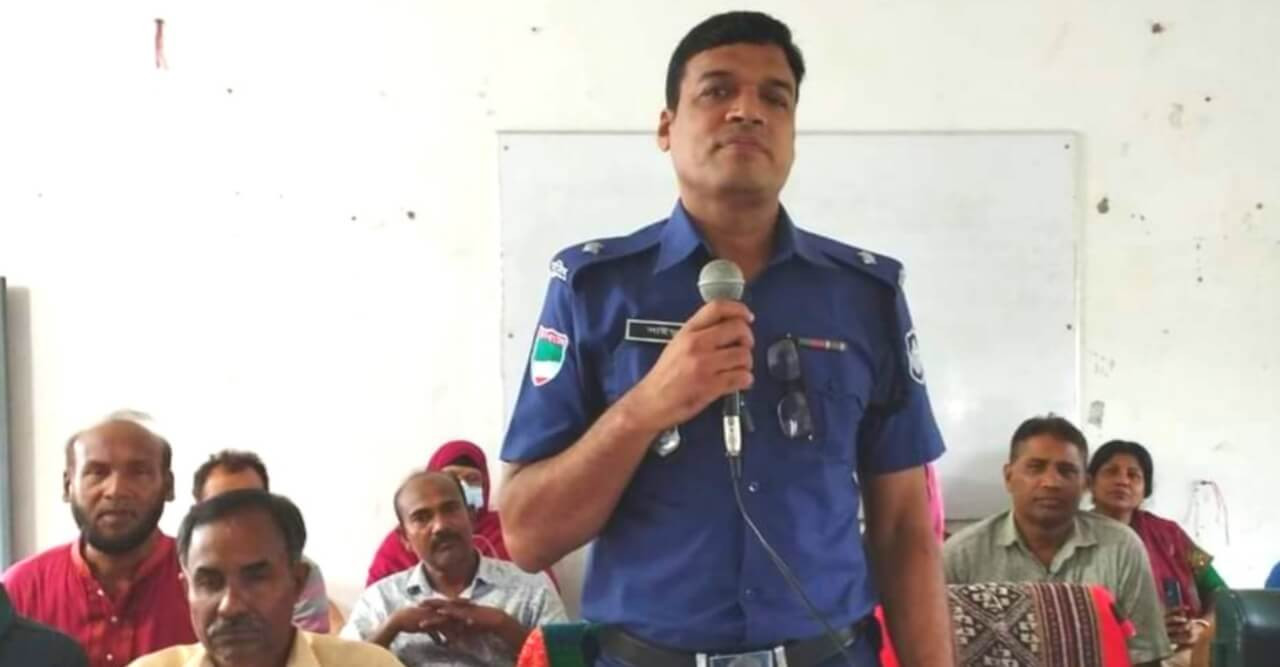 আইনশৃঙ্খলা ও সুশাসন প্রতিষ্ঠায় ওসি সাইফুল ইসলাম