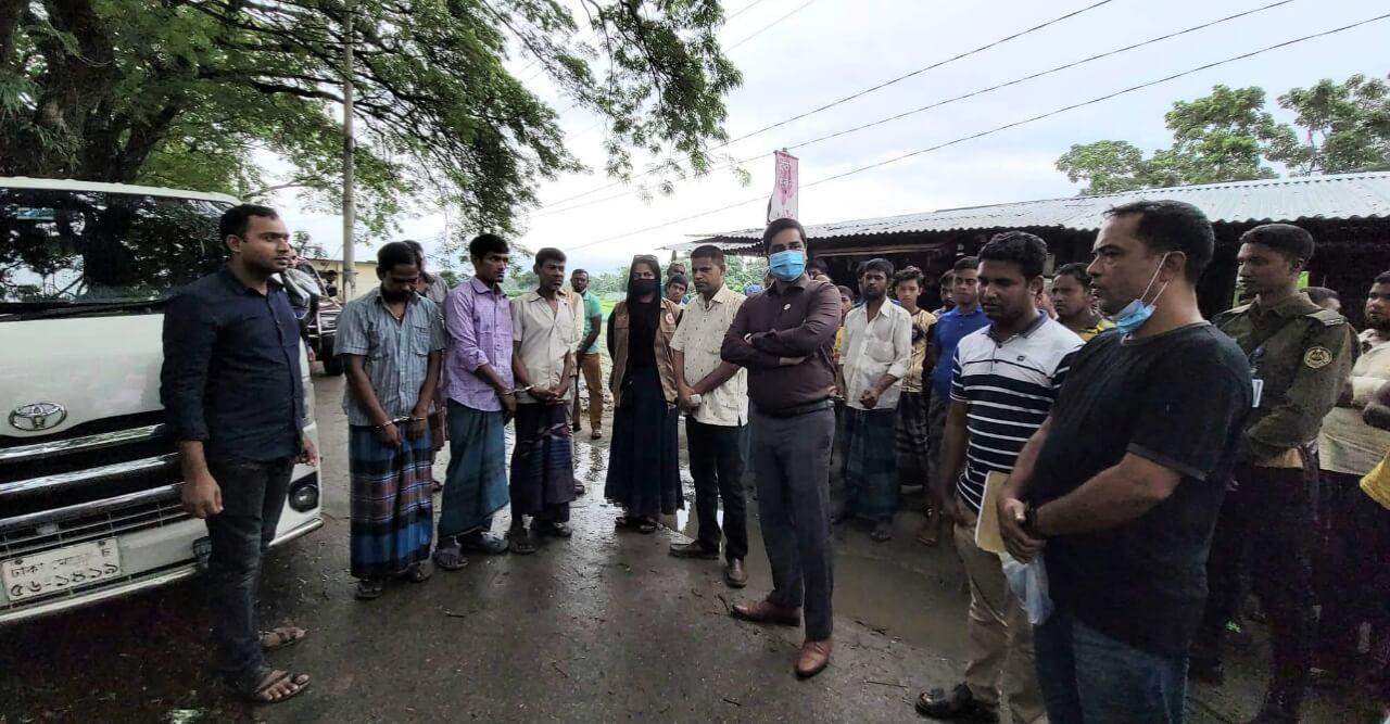 গৌরীপুরে মোবাইল কোর্টে তিন জনকে কারাদণ্ড