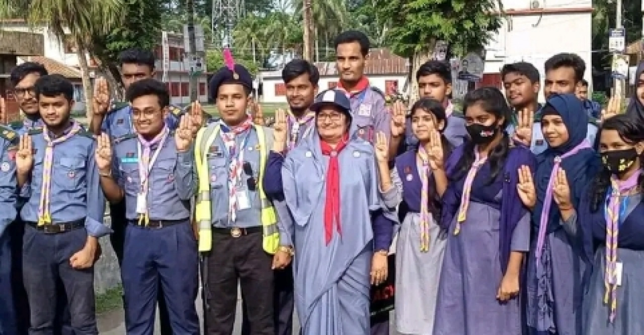 ত্রি-বার্ষিক স্কাউট সম্মেলনে কমিশনার পদে বিপুল ভোটে নির্বাচিত