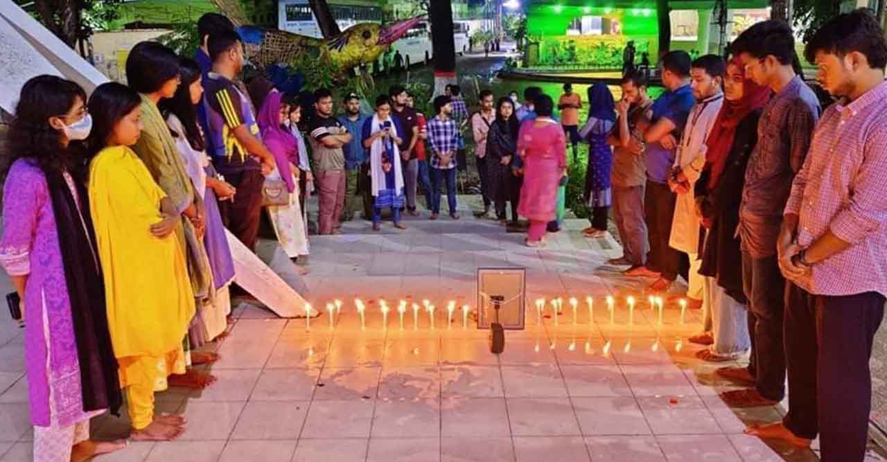 অংকনের রহস্য জনক মৃত্যু, বিশ্ববিদ্যালয়ের প্রশাসন নিরব ভূমিকা