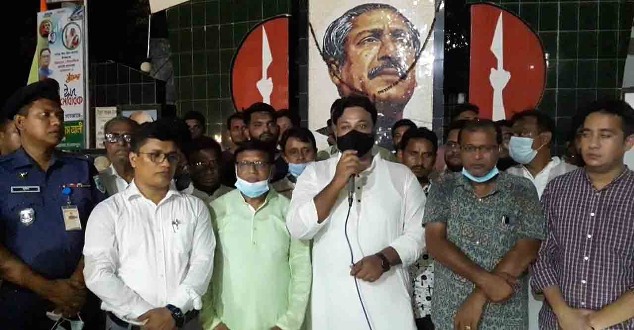 বিরামপুর পৌর শহরে সিসি ক‍্যামেরা স্থাপনের উদ্বোধন