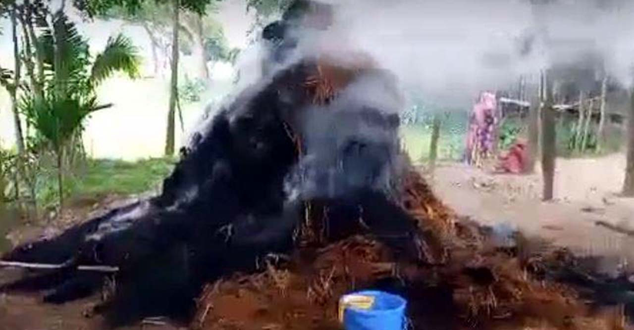 গৌরীপুরে জমি নিয়ে বিরোধের জেরে অগ্নিসংযোগ, হামলা, থানায় মামলা