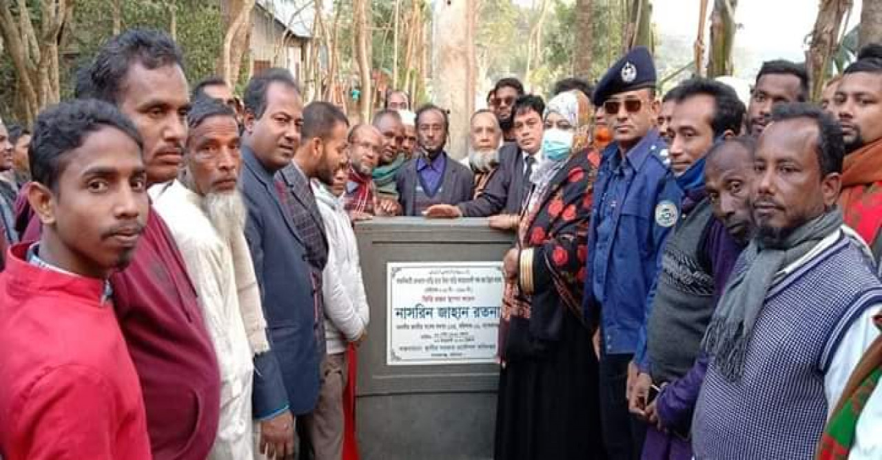 বাকেরগঞ্জ এর দাড়িয়াল ইউনিয়ন এর রাস্তা উদ্বোধন