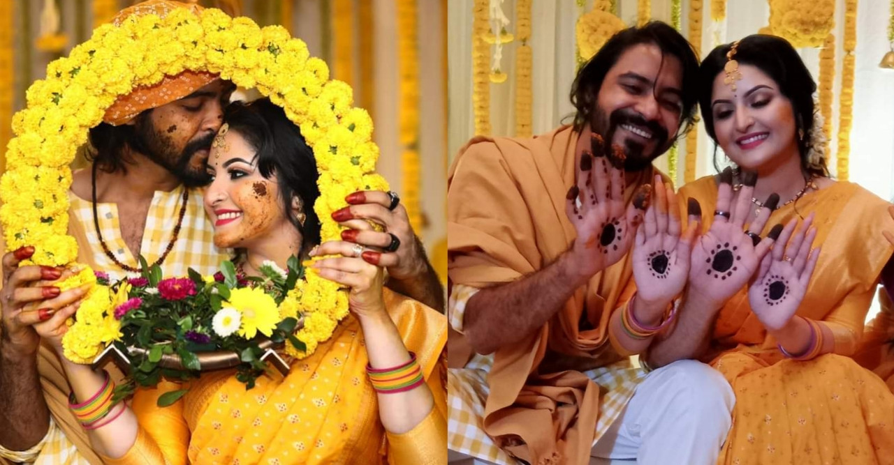 পরীমণি- রাজের গায়ে হলুদ সম্পূর্ণ আজ বিয়ে