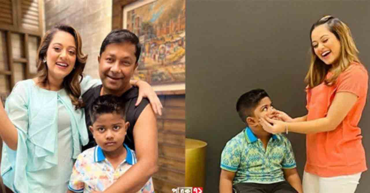 বঙ্গজ বিস্কুটের ফটোশুটে দীঘি-আয়ান