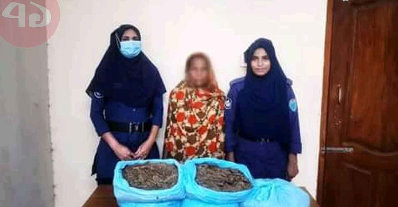 বানিয়াচংয়ে ৮কেজি গাঁজাসহ মহিলা ব্যাবসায়ী গ্রেফতার