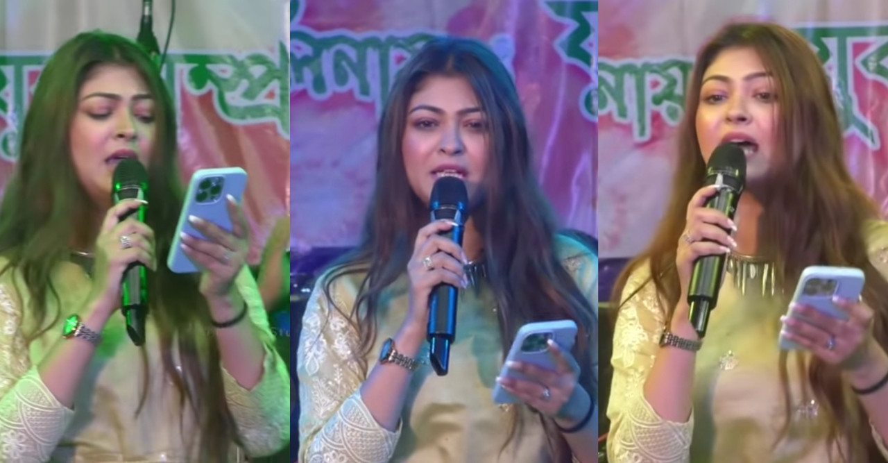 ‘পুষ্পা’ গান গেয়ে দর্শকদের তাক লাগিয়ে দিয়েছেন রুকমা রায়