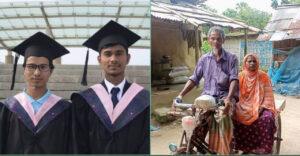ভ্যানচালক বাবার স্বপ্নপূরণে উচ্চশিক্ষায় চীনে দুই ভাই