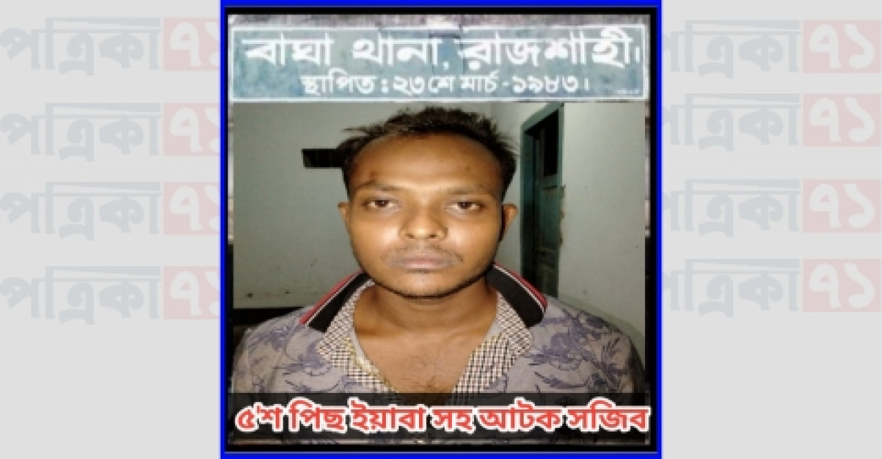বাঘায় পুলিশের অভিযানে ৫’শ পিচ ইয়াবা উদ্ধার, আটক-১
