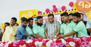বাঘায় সেচ্ছায় রক্তদান এর প্রতিষ্ঠা বার্ষিকী উৎযাপন